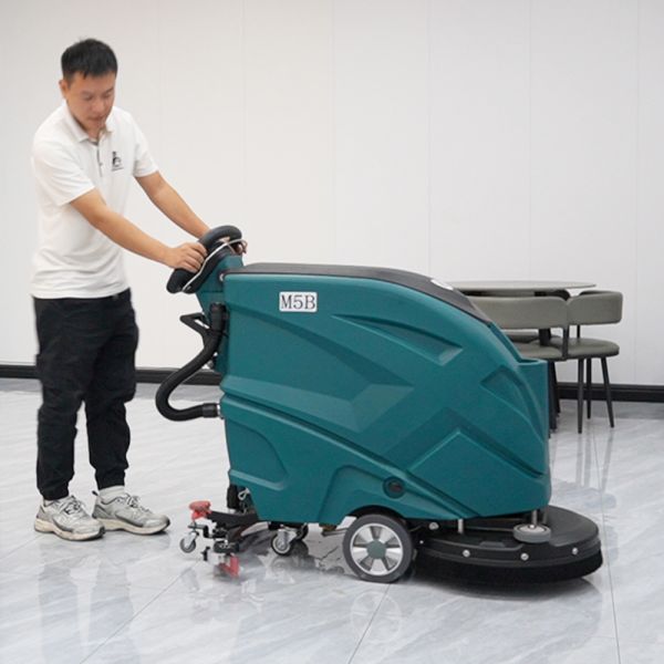 Industrial Walk Behind Floor Scrubber 83AH Battery Mechanical Design