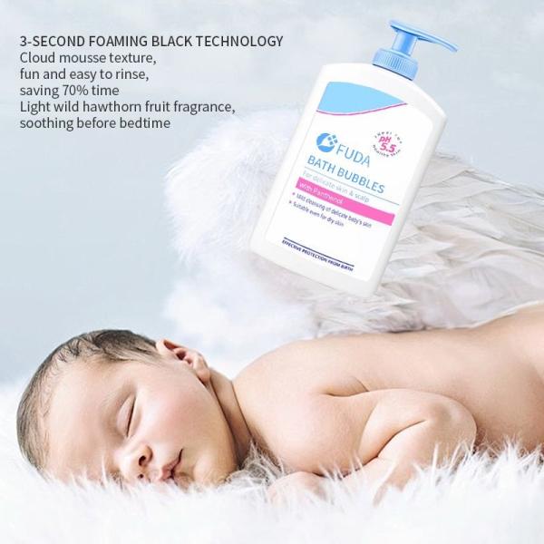 249ml Infant Shampoo And Body Wash Bubble Bath Antibacterial Soap Natural Moisturizing