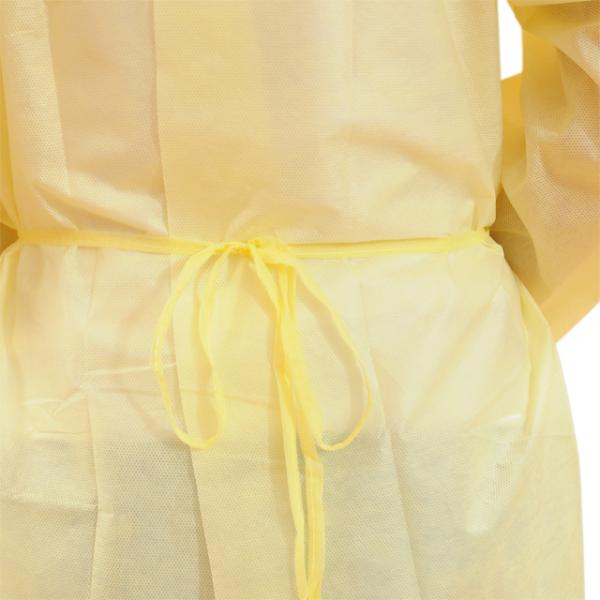 Long Sleeves Sterile Elastic Cuff Non-woven Hospital Medical Surgical Disposable Isolation Gown