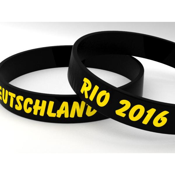 Silicone wristband bracelet Rio 2016 Brazil Olympics souvenir promotion gifts