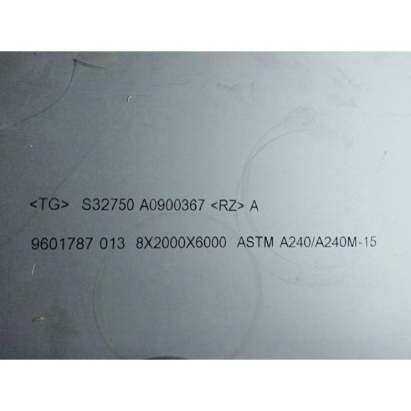 2507 Super Duplex Steel Plate UNS S32750 - High Strength Corrosion Resistant with Chloride Stress Corrosion Cracking Resistance