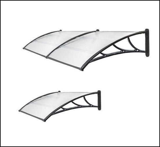 90x240cm Door Windouw Awning Canopy Shelter Roof for Front/Back Door Window Porch Rain Protector Patio Awnings&Canopies