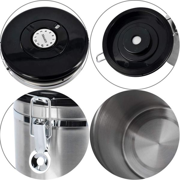Eco - Friendly Coffee Maker Accessories Airtight Coffee Container 16oz