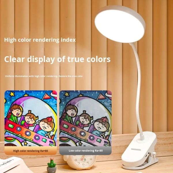 LED Charging Desk Lamp with Touch Dimming Adjustable Desk Lamp for Office Desk Bed Head Reading Lamp