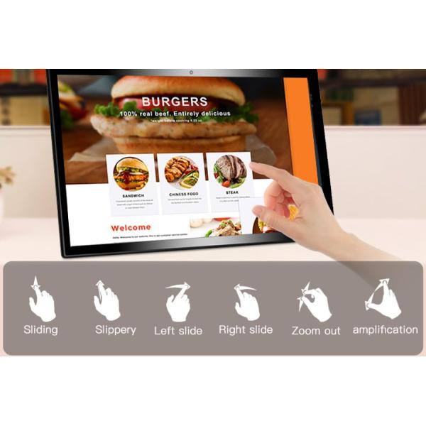 RK3288 CPU Android POS System 15.6Inch All In One Android Pos Wifi Rj45