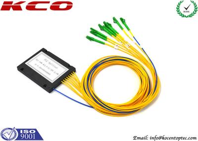 fibra da perda de inserção 16.2dB - ABS ótico passivo 1 x 8 da rede do gigabit ótico do divisor
