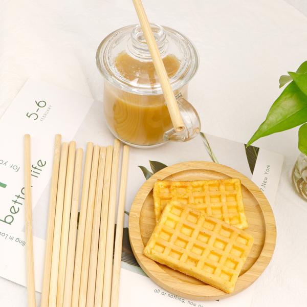 Food-Contacting Grade Healthy Bamboo Straw Eco-Friendly and Biodegradable Material
