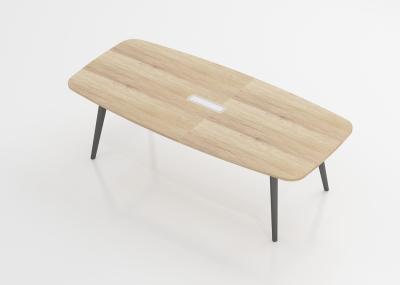 Tabela de conferência da pessoa da melamina 6, tamanho personalizado mesa da sala de reunião