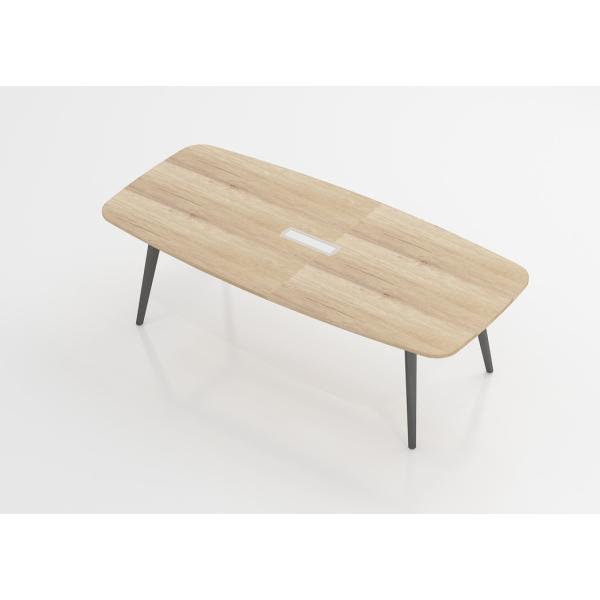 Стол переговоров человека меламина 6, размер конференц-зала подгонянный столом