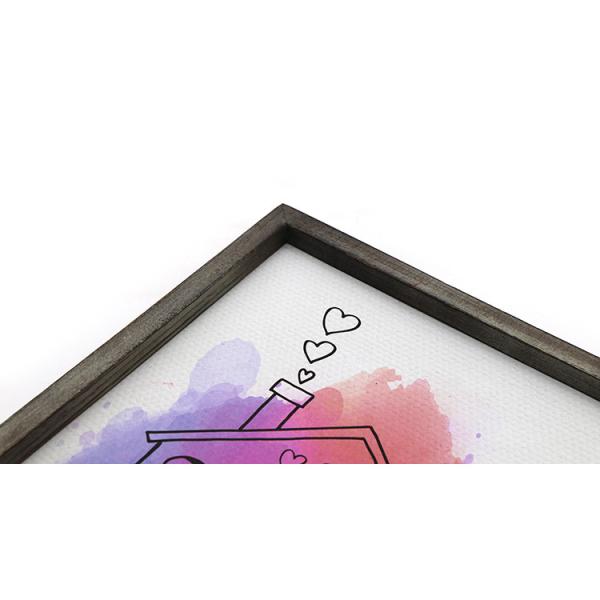 Love Home Decorative Wooden Plaque Signs ,Smooth Edge, Vintage Style, Durable Wooden Wall Plaques