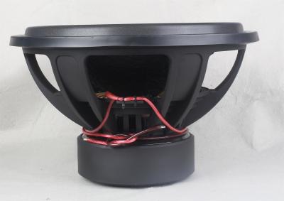 Compact Automotive Powered Subwoofer Sapce Saving Easy Installation Steel Basket