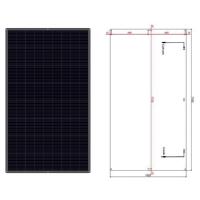 12V 100W Ultra Thin Semi Flexible Monocrystalline Solar Panel With ETFE Coating