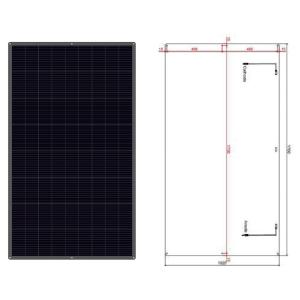 12V 100W Ultra Thin Semi Flexible Solar Panel with ETFE Coating and IP67 Rating Bendable Up To 30 Degrees