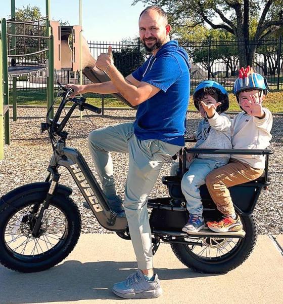 Adult Cargo Bike for Commercial Use 200KG Heavy Load 1000W High-Torque Motor Battery Dual Disc Brakes