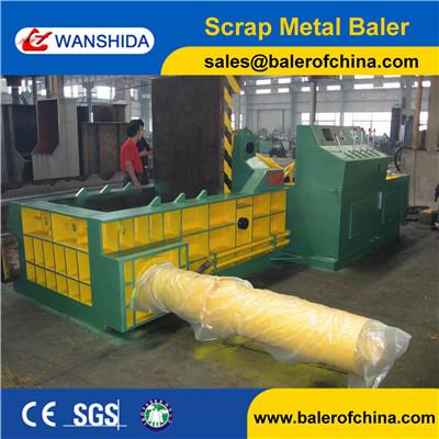Wanshida 160ton Non ferrous Side push out metal baler press export to South Africa