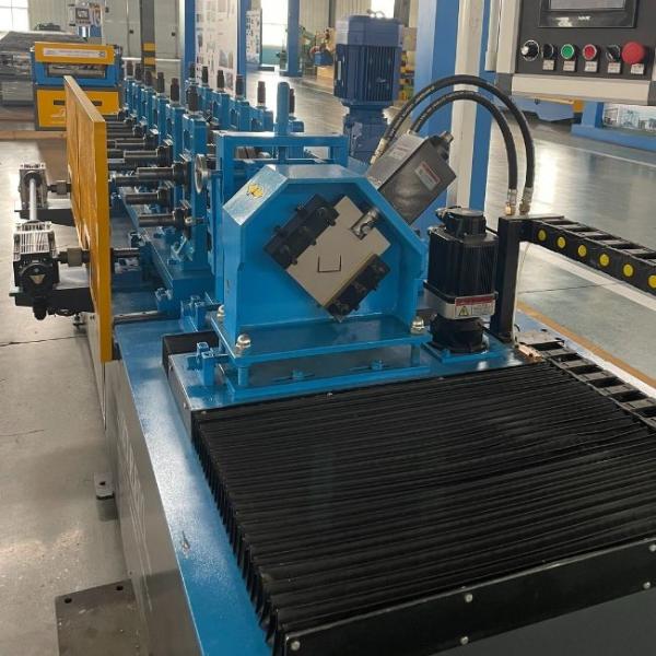 Máquina de formação de estacas de aço e trilhos Cr12Mov Blade com motor Siemens