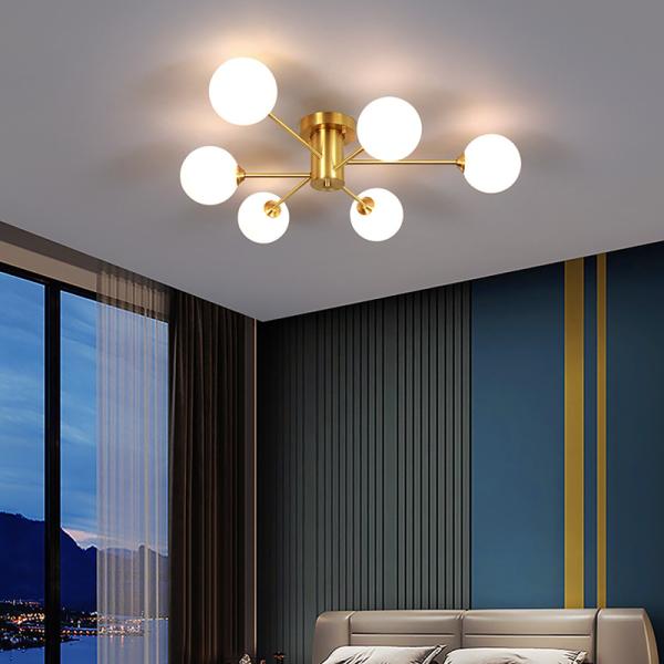 LED Chandelier For Living Room Bedroom Dining Room Kitchen Glass Ball Ceiling Lamp(WH-MI-418)