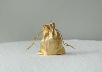 Le petit cadeau de cordon d'or/argent met en sac pour la bouteille de sucrerie/parfum
