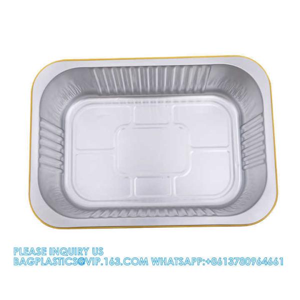 3300ml/7.25LB, Sturdy Aluminum Foil Pans With Lids For Cooking, Baking, Reheating, Freezer, Oven, Recyclable