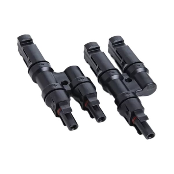 MC4 Solar PV Connectors Panel Mount with Female and Male Plug for New Energy Solutions