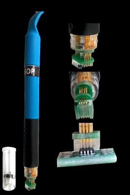 TSSOP 8  MSOP 8  POGO PIN ADAPTER with guide cap for in-circuit digiprog 3 mileage programmer connect cable