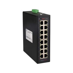 16 Port Gigabit Managed Industrial PoE Switch With 52Gbps Switching Capacity