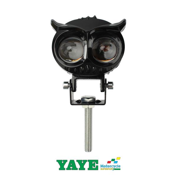 30000H Lifespan Motorcycle LED Headlights with 12-80V Voltage and Two-color Fog Lights