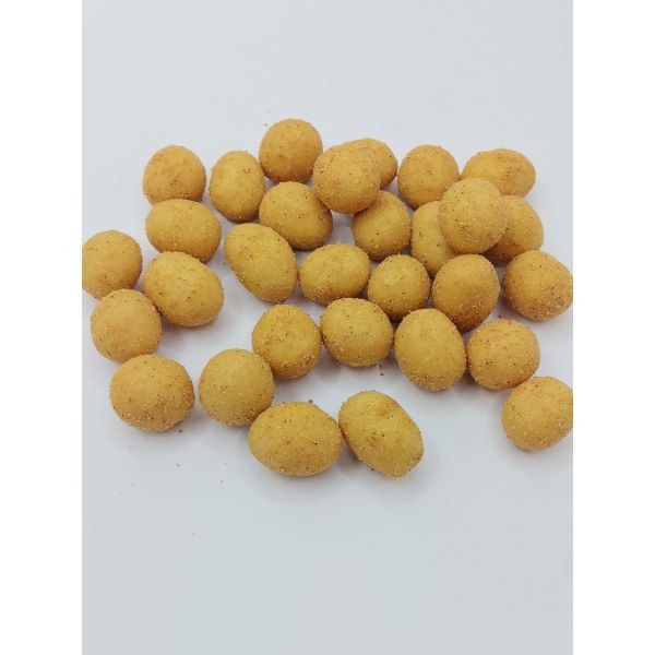 BBQ Coated Peanuts with Rich BBQ Steak Flavor, Premium Plump Whole Peanuts, and Tapioca Starch Coating for Crispy Texture