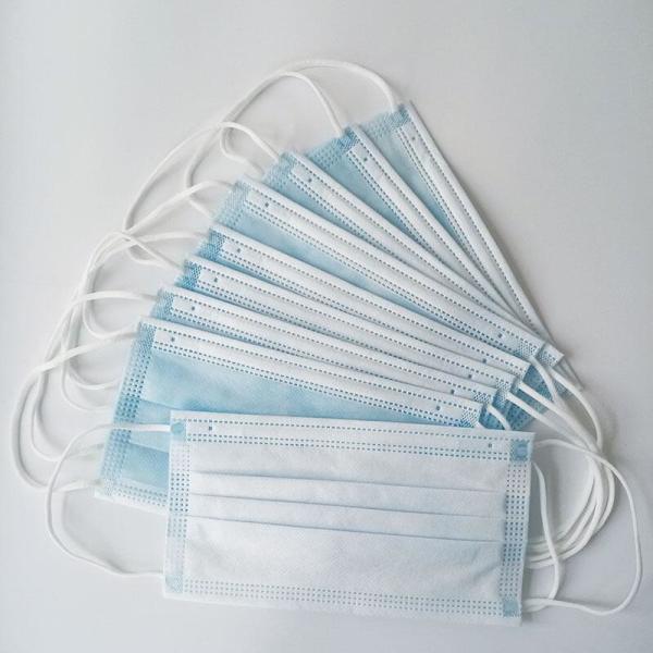 50pcs médico cirúrgico 17.5*9.5cm PP SPP que dobram máscaras de poeira