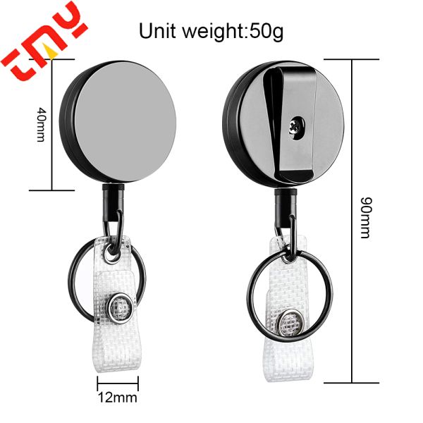 Wholesale Custom Heavy Duty Medical Badge Reels Nursing Badge Holders With Clips Sublimation Blanks For Printing