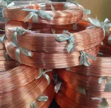 High Content Pure Red Copper Wire Polished With Spool Customization