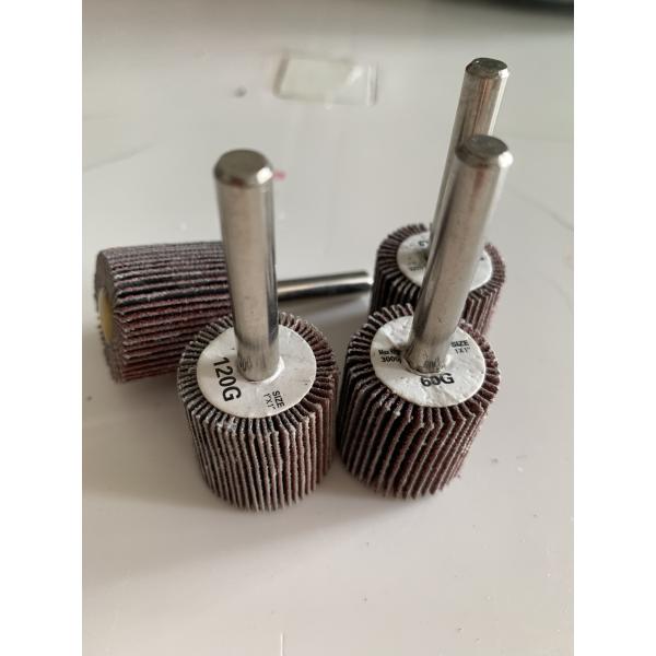 Aluminum Oxide Sanding Flap Wheels for Drill Shank Mounted Custom Size Grit OBM Supported Abrasive Grinding Tool