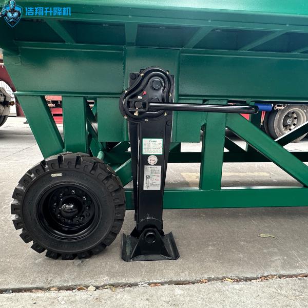 ODM Hydraulic Yard Portable Forklift Ramp For Truck Container Loading