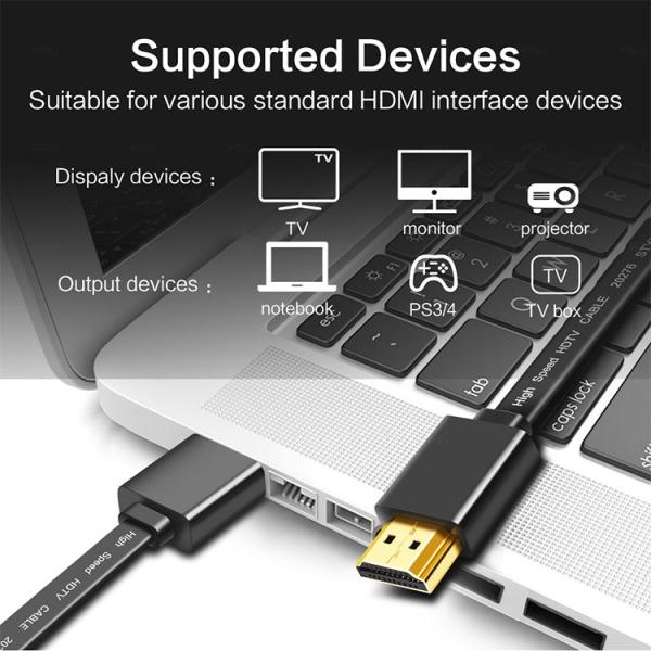 4K 120Hz High Speed HDMI Cable 48Gbps Gold Plated