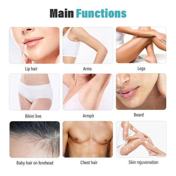 2025 High Quality Fast Hair Removal Ice 808nm Diode-lasersings Hair Removal Machine for Salon