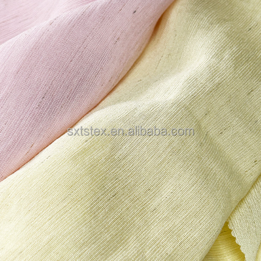 New Year  Popular Soft Comfortable   Linen  Rayon Nylon in Light Weight Fabrics Women's Clothing Plain Dress Style