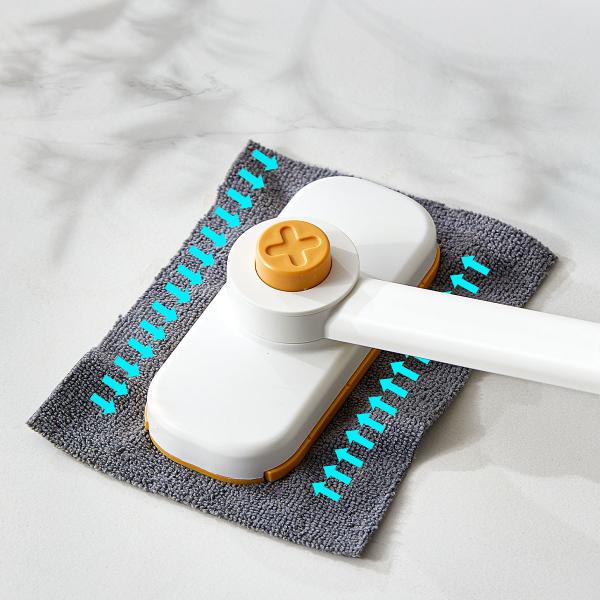 Replaceable Rag Disposable Towelette Mini Rotatable Mop Cleaning Brush With Handle