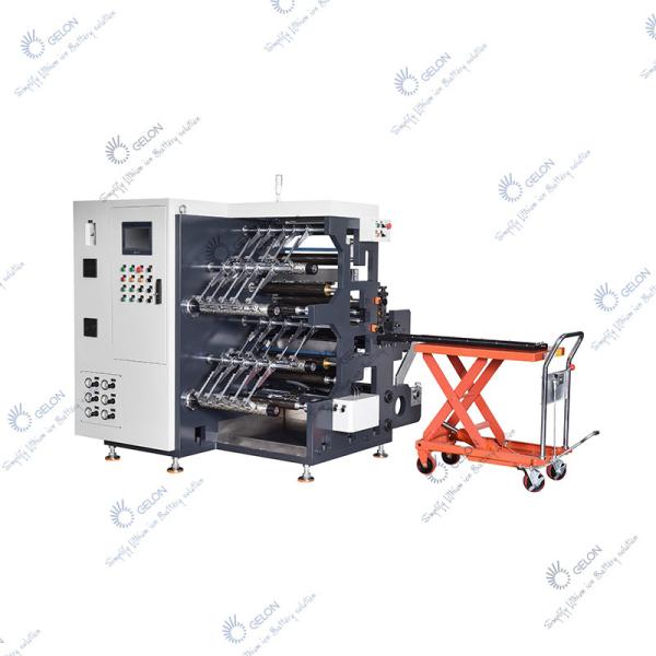 rolo da largura de 750mm para rolar a máquina de corte automática para a bateria 18650 21700