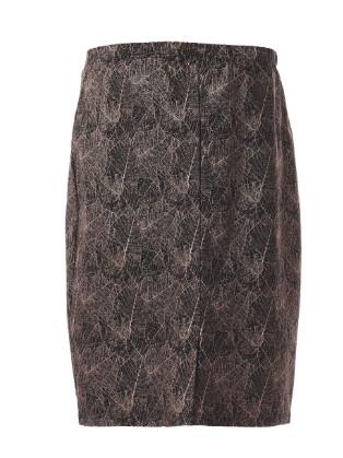 Office Wear Womens Fashion Skirts Stylish Pencil Skirts With Abstract Pattern