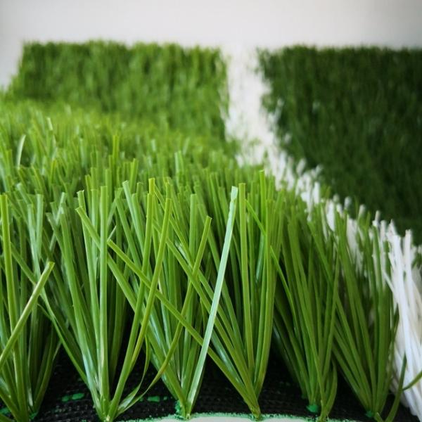 Monofilament PE Outdoor Football Field Grass at High Density with 16/10cm Stitch Rate
