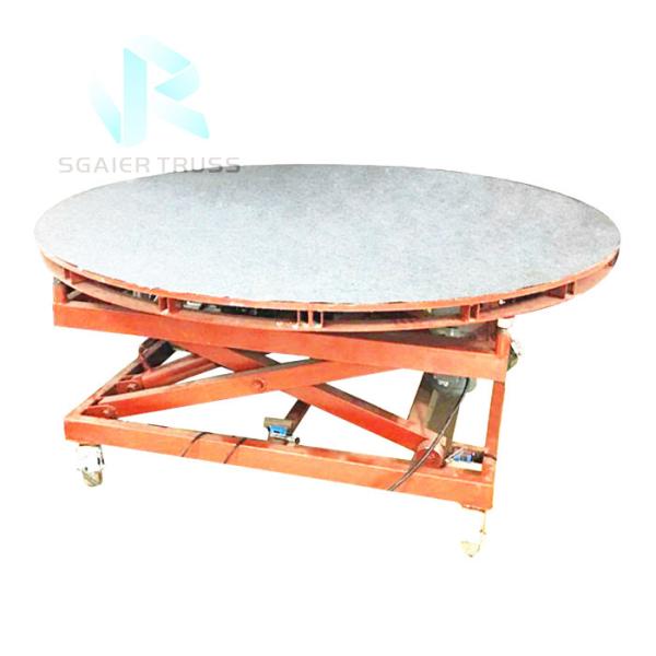 2m 8m Lifting Rotating Stage For Night Bar Wedding Couple