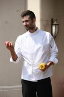 Chefs Uniform Premium tecido em padrões personalizados