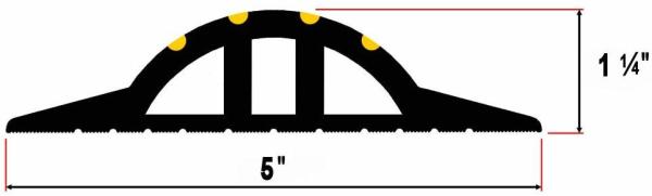 Eco-friendly 30mm Waterproof Garage Door Threshold Weatherstrip Rubber Seal with SILICONE