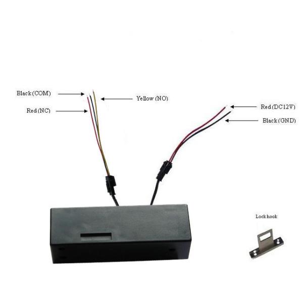 DC 12V блокировки электрического замыкателя затвора нержавеющей стали электромагнитный