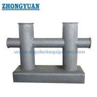 GB/T 554 Welded Type Double Cross Bitt Bollard Ship Mooring Equipment Ship Mooring Equipment