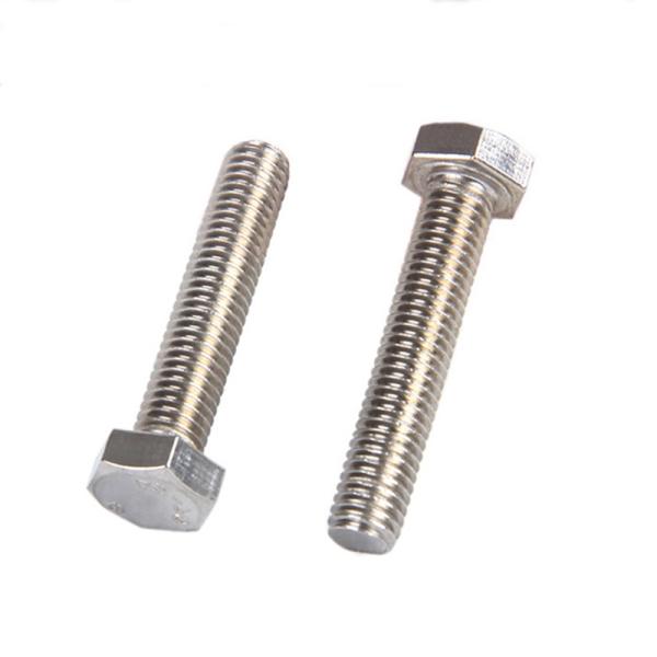 Yellow Zinc DIN933 Stainless Steel Fasteners ANSI 4.8 Stainless Sheet Metal Screws