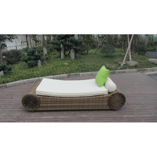 Contemporary Beach Lounge Chair , Outdoor Garden Sun Lounger