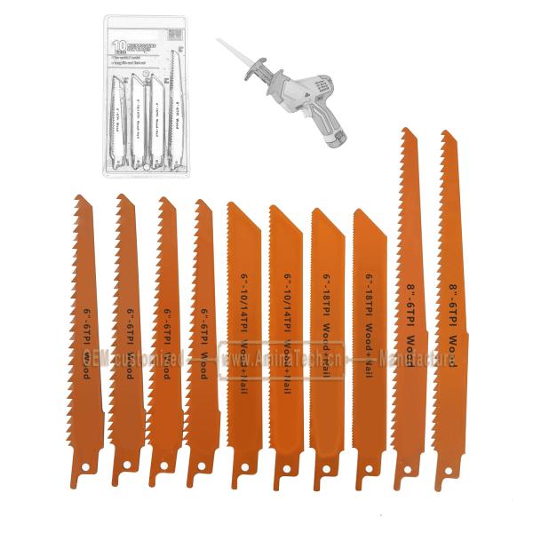 Wood/Metal Cutting Reciprocating Saw Blade Set