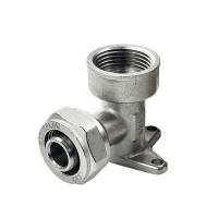 Tubomart OEM en gros 16 mm 20 mm Pex Pipe Copper Fit Compression Armatures en laiton pour le système de plomberie à gaz