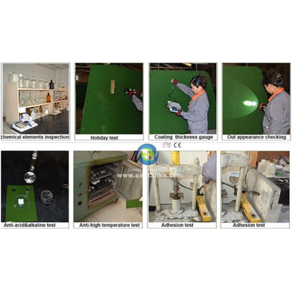 Le traitement des déchets anaérobie de plantes aquatiques de rebut avec le verre fondu à l'émail en acier boulonné échoue le conteneur de silo